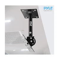 Pyle Dual Wall/Ceiling Speaker Mounts with Adjustable Swivel Tilt, Pair