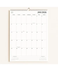 Gnuadz 2026-2027 Wall Calendar Spiral-Bound Thick Paper Includes Hanging Hook Business Style Design
