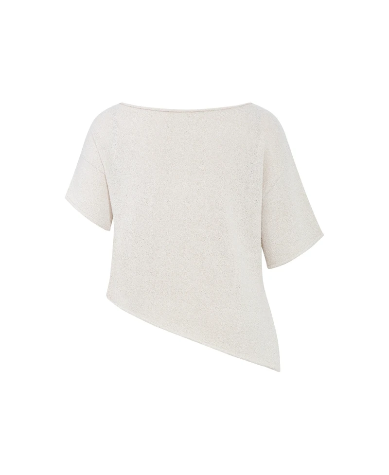 City Chic Women's One Shoulder Knit Top