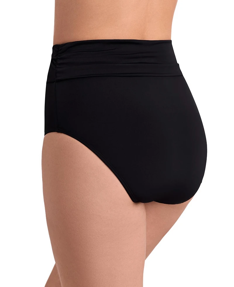 ShapeSolver Women's Astrid High-Waist Swim Bottoms