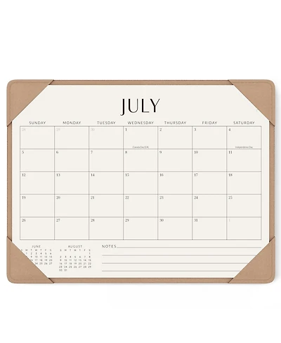 Gnuadz Desk Calendar 2026-2027 Desktop Mat Planning Blotter Gift