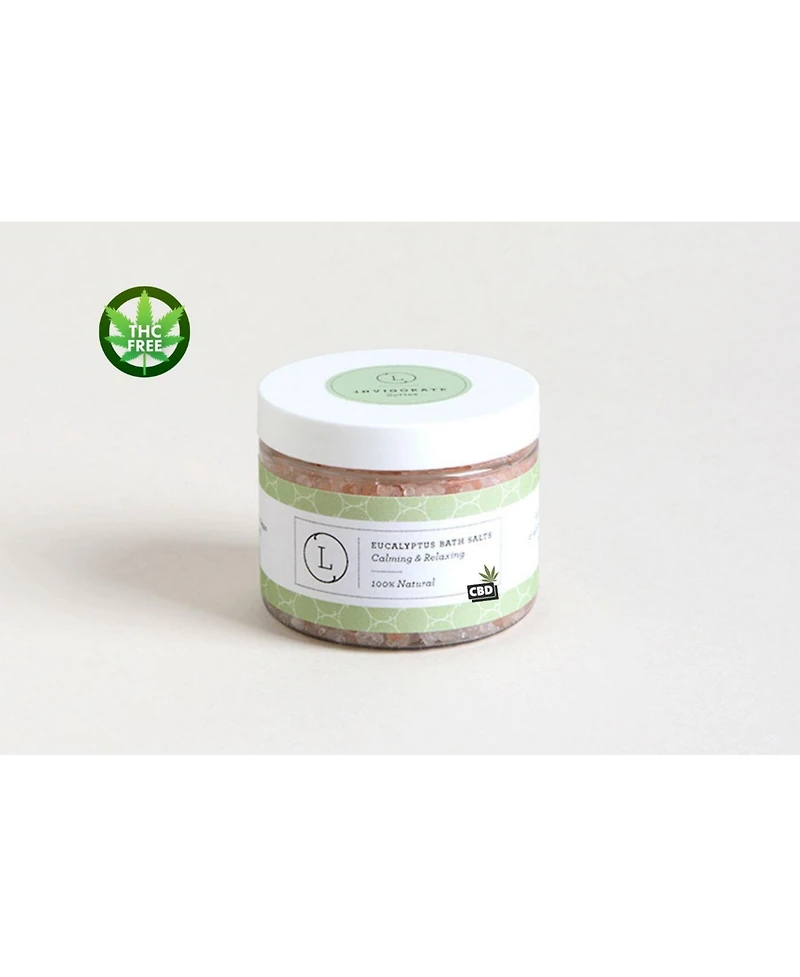 Lizush Cbd Eucalyptus Natural Bath Salts, Calming and Relaxing