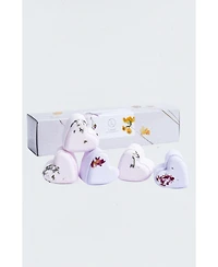 Lizush Set of 5 Heart Shaped Shower Steamers Gift Set