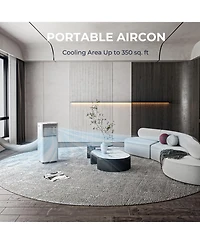Ecooso 10000 Btu(Ashrae) Portable Air Cooler with Fan and Dehumidifier Mode