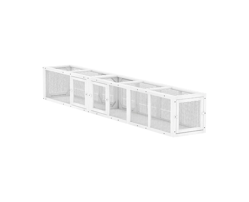 Aostirmotor Multifunctional Cat Tunnel & Play Cage: Interactive Toy with Removable Balls for Indoor Cats