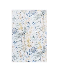 C&F Home Freesia Floral Spring Watercolor Cotton Printed Dishtowel