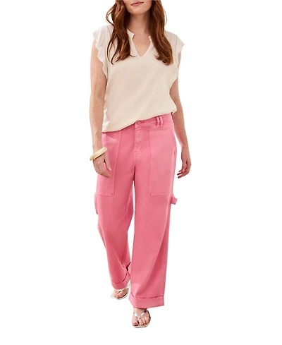 Tribal Women's Super Straight Colored Girlfriend Jeans