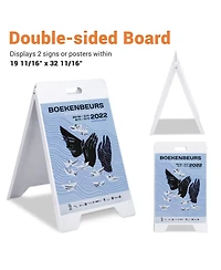 Yescom 19" x 32" A-Frame Signboard Folding Double Side Sandwich Board 6 Pack