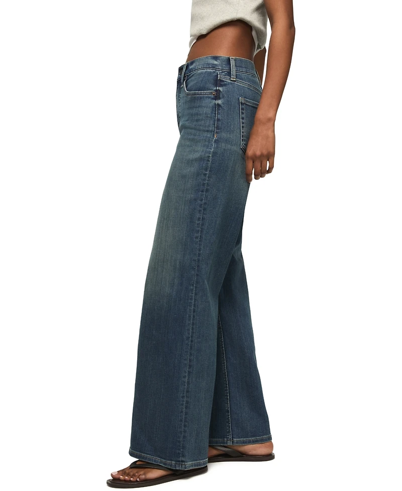 Lucky Brand Women's Stevie High-Rise Wide-Leg Jeans