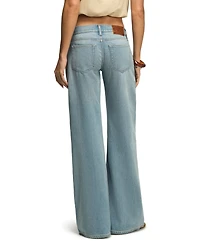 Lucky Brand Women's Liquid Luxe Low-Rise Ultra Wide-Leg Jeans