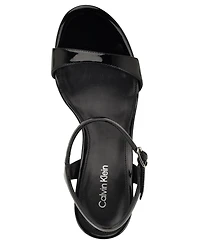 Calvin Klein Women's Naome Sculpted Block Heel Dress Sandals