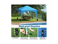 Boyel Living 10 X Ft Pop up Canopy Tent with 4 Removable Sidewalls