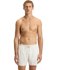Boss by Hugo Men's All-Over Print Logo-Badge Swim Shorts