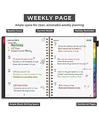 Gnuadz Academic Planner 2026-2027 Weekly Monthly Pvc Tabs