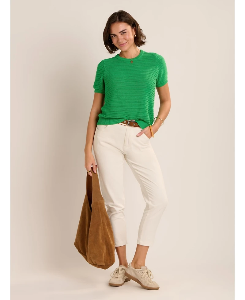 Brakeburn Women's Blake Embroidered Detail Pants