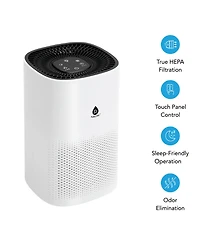 Pursonic Home Wellness Bundle – True Hepa Air Purifier, Sunset Projector Lamp & 6-Pack Essential Oils