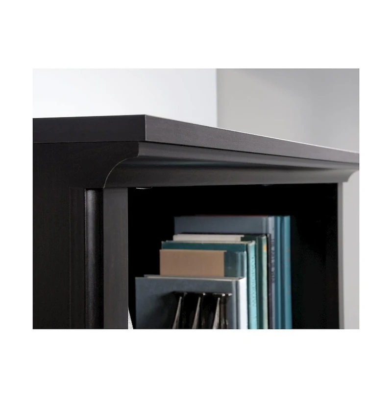 Sauder Miscellaneous Storage Library, Sindoori Mango finish