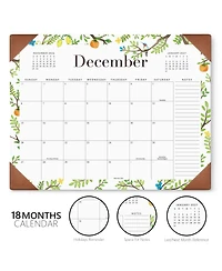 Gnuadz Desk Calendar 2026-2027 18-Month Monthly Planning Pad