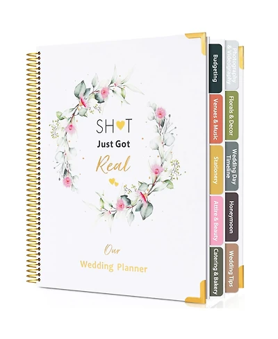 Gnuadz Wedding Planner Book Organizer Planning Stickers Calendars