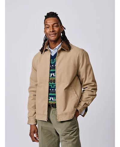 Aubin Men's Newland Canvas Harrington Utility Jacket