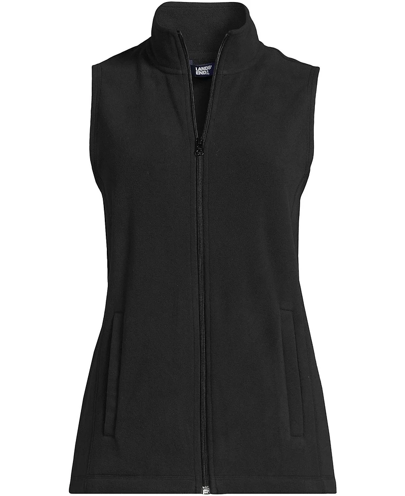 Lands' End Women's Lightweight Fleece Vest Jackets