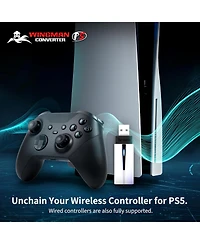 Brook Wingman P5 Wireless Controller Adapter for PlayStation 5 and Pc