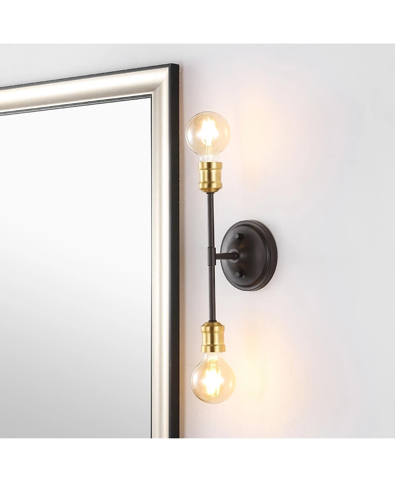 Jaxon Industrial Farmhouse Iron Led Vanity Light