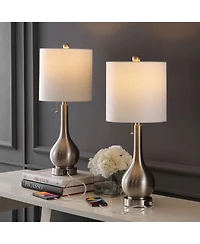 Tyler Modern Classic Gourd Iron Led Table Lamp with Dual Usb Charging Port (Set of 2)