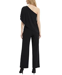Ny Collection Women's Cape-Top Knit Jumpsuit