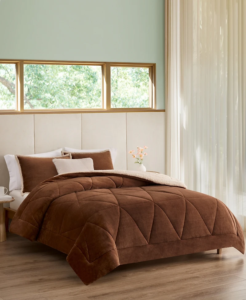 Closeout! Ugg Avery Plush Reversible 3-Pc. Comforter Set