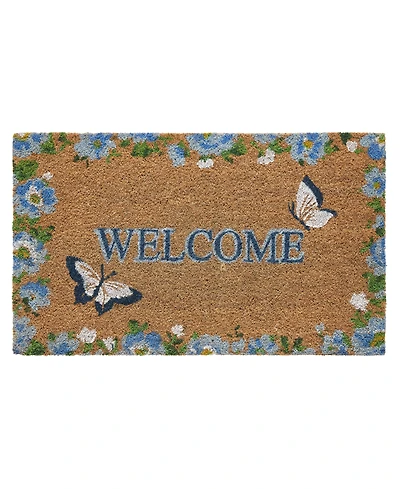 Laura Ashley Decorative Coir Doormat, 30" x 17.5"