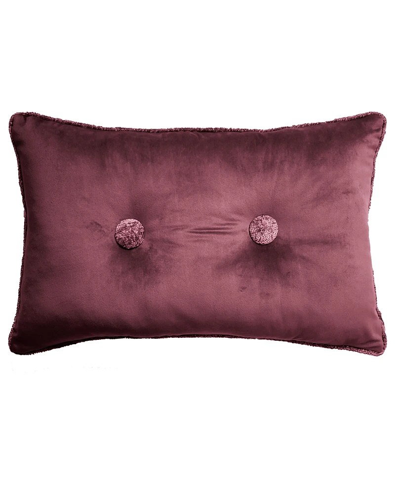 Edie@Home Delmonico Chenille Lumbar Decorative Pillow, 14" x 22"