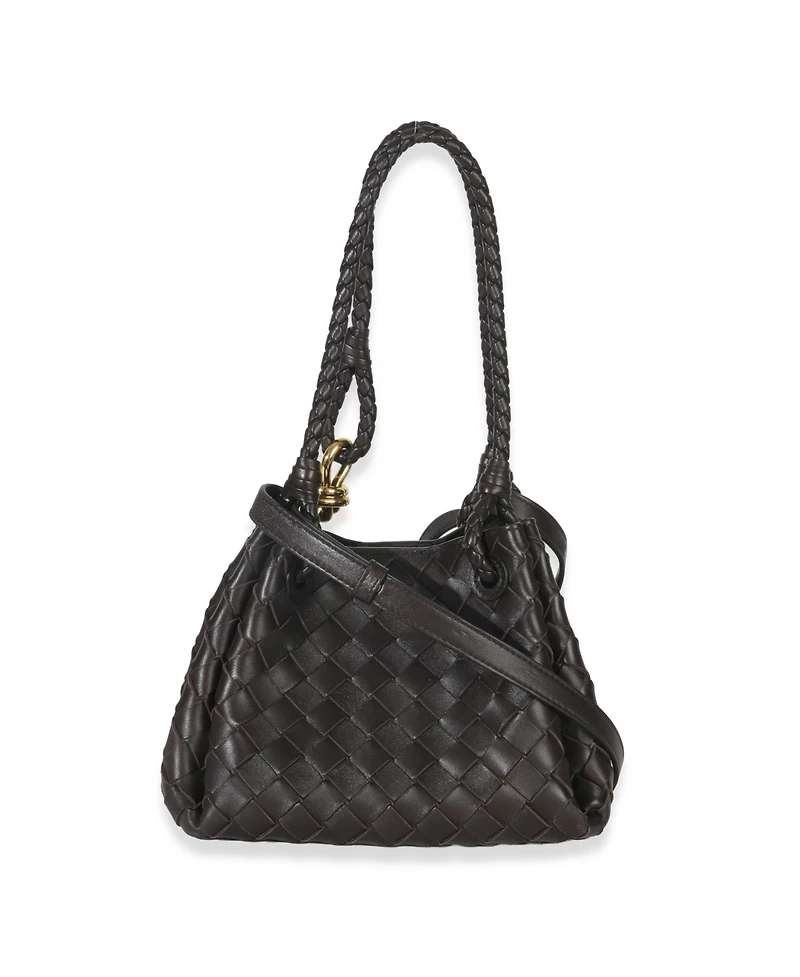 Pre-Owned Bottega Veneta Fondant Nappa Intrecciato Small Parachute Bag