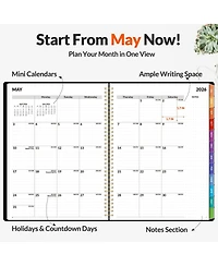 Gnuadz Academic Planner 2026-2027 Weekly Monthly Spiral-bound