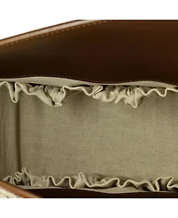 Pre-Owned Gucci Small Horsebit 1955 Boston Bag Gg Coated Canvas
