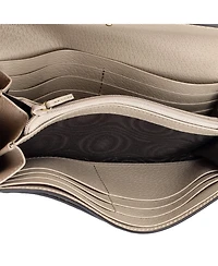 Pre-Owned Gucci Ophidia Continental Wallet Gg Coated Canvas