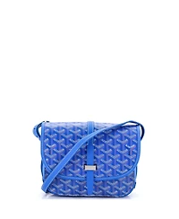 Pre-Owned Goyard Pm Belvedere Iii Messenger Bag Coated Canvas with Leather