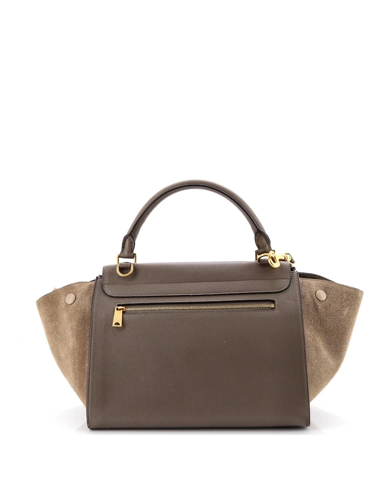 Pre-Owned Celine Small Trapeze Bag Leather