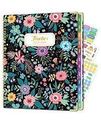 Gnuadz Teacher Planner 2026-2027 Academic Year Lesson Book Colorful Tabs Hardcover