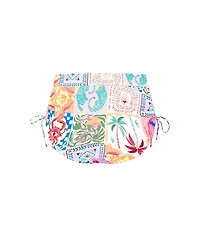City Chic Women's Positano Hi Waist Print Bikini Brief