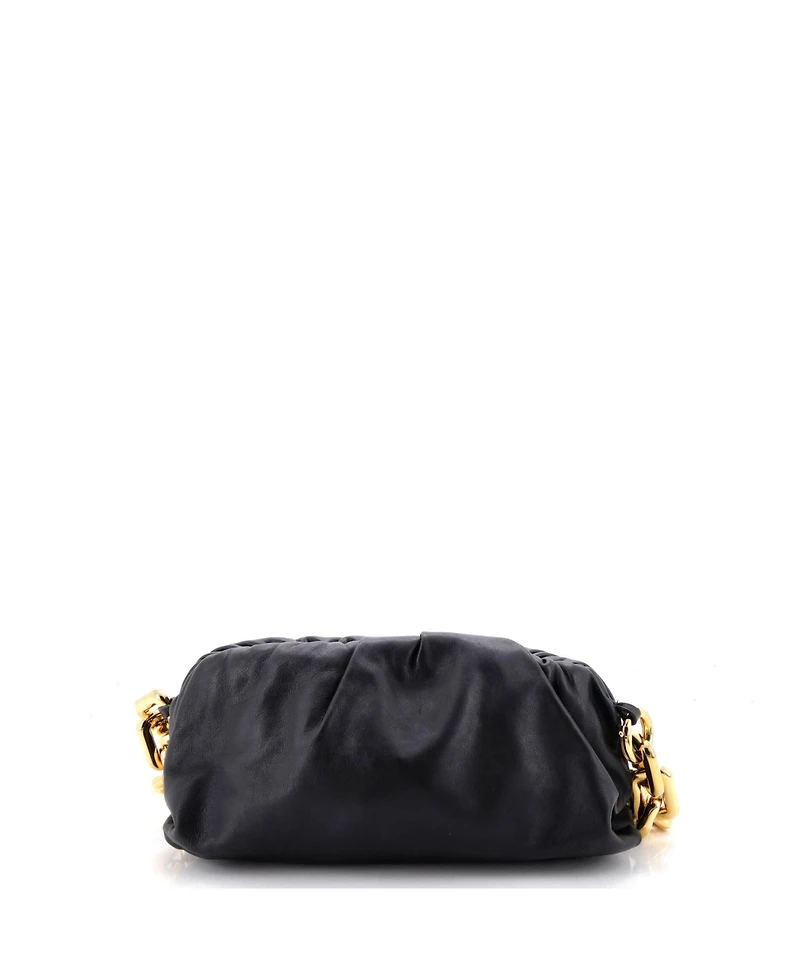 Pre-Owned Bottega Veneta The Chain Pouch Leather