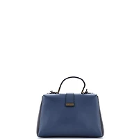 Pre-Owned Bottega Veneta Small Piazza Top Handle Bag Leather with Intrecciato Detail