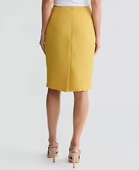 Kasper Women's Textured Knee-Length Pencil Skirt, Regular & Petite