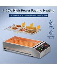 Xo 1800W Smokeless Electric Grill, Indoor Outdoor Portable Griddle, Adjustable Temp Bbq Grill for Home Camping