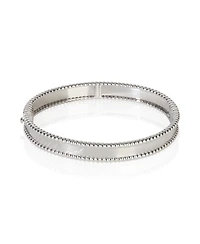 Pre-Owned Van Cleef and Arpels White Gold Signature Perlee Bracelet