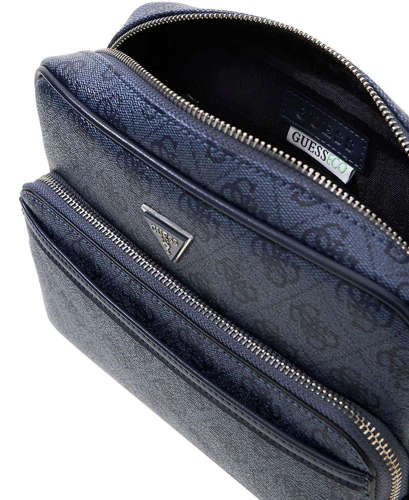 Guess Men's Milano Double-Zip Crossbody Bag