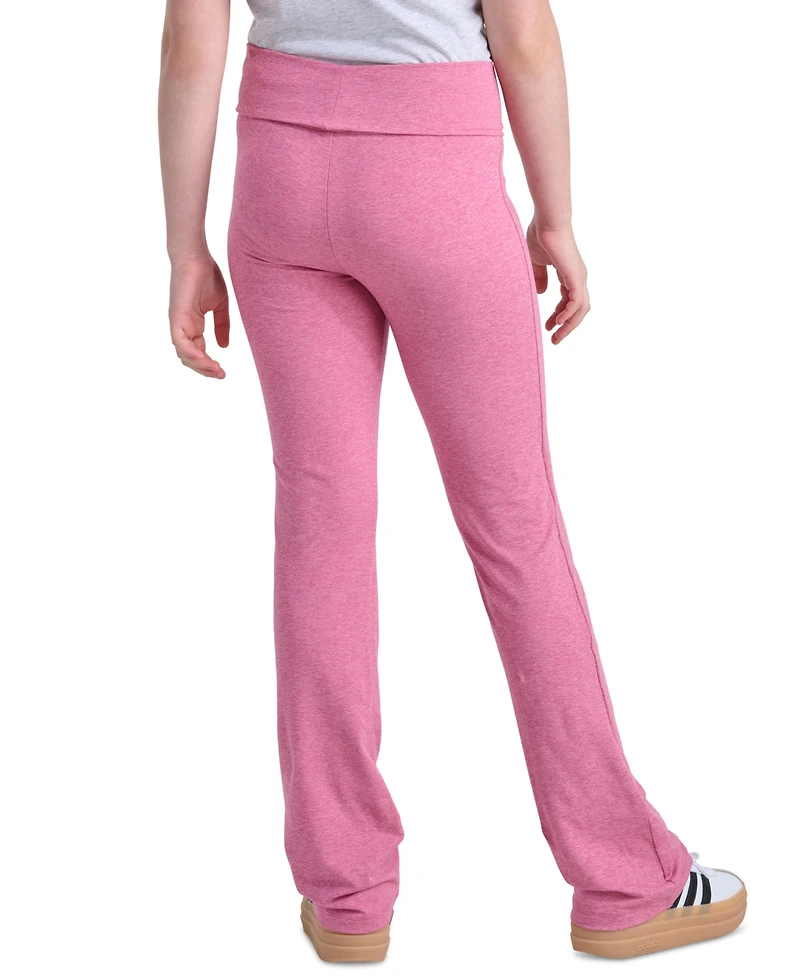 adidas Girls' 7-16 Folded Waistband Kick Flare Pants