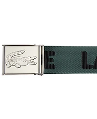 Lacoste Men's Jacquard Webbing Casual Belt