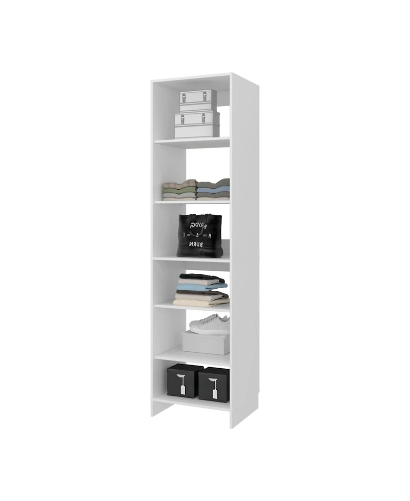 Depot E-shop Cabot Closet, 6 Shelves Closet