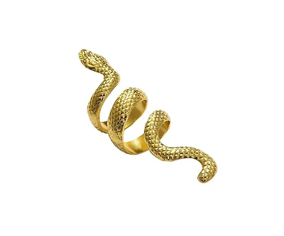 Sohi Women's Snake Cocktail Ring